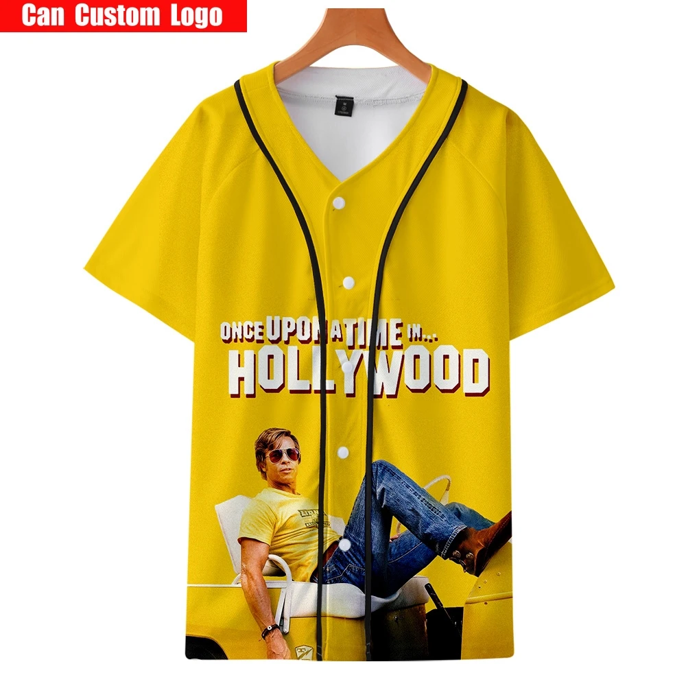 

Once Upon A Time In Hollywood 2019 jackets Kpop Fashion jacket new brand cool print long sleeve baseball jacket for men