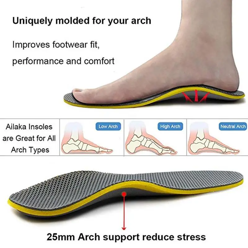 3D العظام النعال أحذية الذاكرة القطن مريحة تقويم العظام أحذية النعال عالية قوس دعم سادة النساء الرجال النعال للأحذية