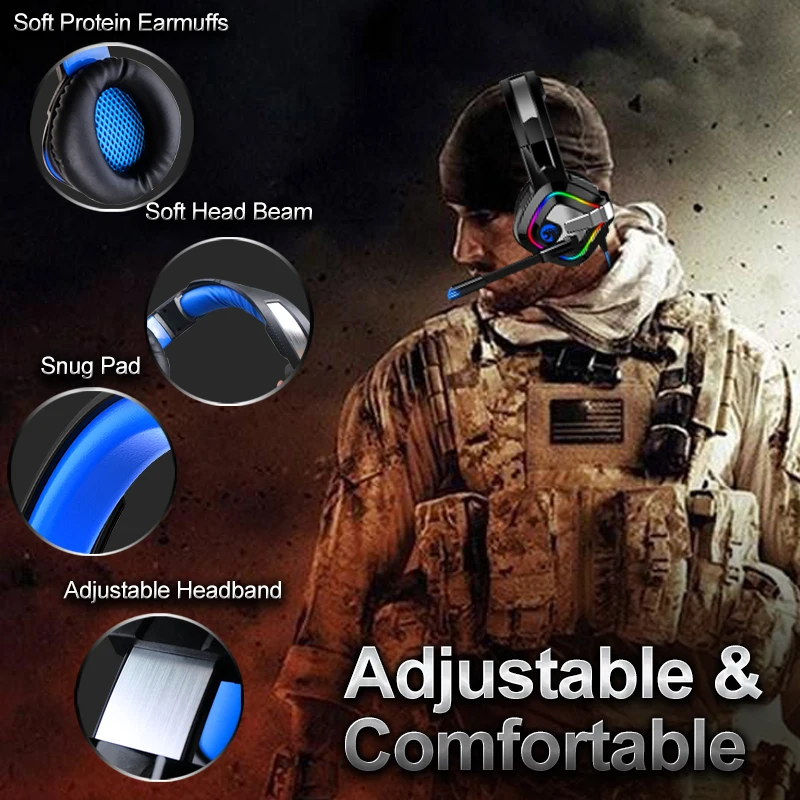 Игровая гарнитура casque проводной ПК стерео наушники с гарнитурой микрофоном для