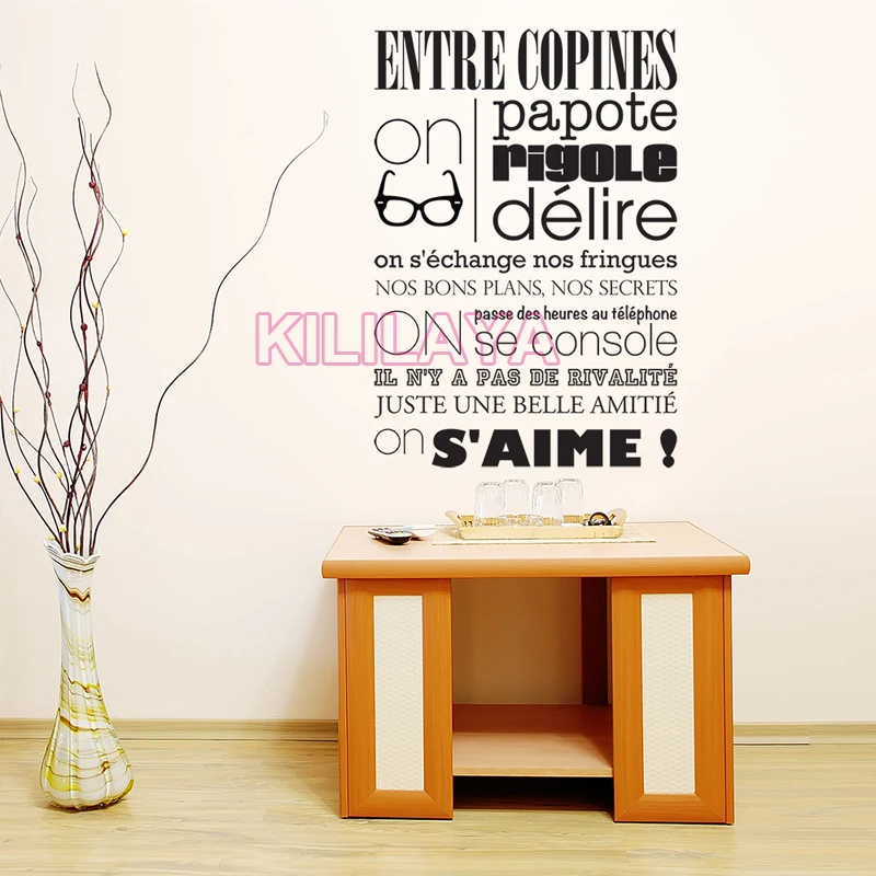 Stickers French Citation Girlfriends Vinyl Wall Sticker Decals Mural Wall Art Wallpaper Living Room Home Decor House Decoration Home Decor Floor Vases Home Decor Bird Cageshome Decor Box Aliexpress Stickers French Citation Girlfriends Vinyl Wall Sticker Decals Mural Wall Art Wallpaper Living Room Home Decor House Decoration Home Decor Floor Vases Home Decor Bird Cageshome Decor Box Aliexpress