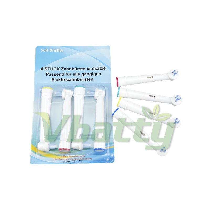 1012 4pc/pack Electric Toothbrush Replacement Brush Heads flexible for Oral-B IP-17A 1012 4pc/pack Electric Toothbrush Replacement Brush Heads flexible for Oral-B IP-17A