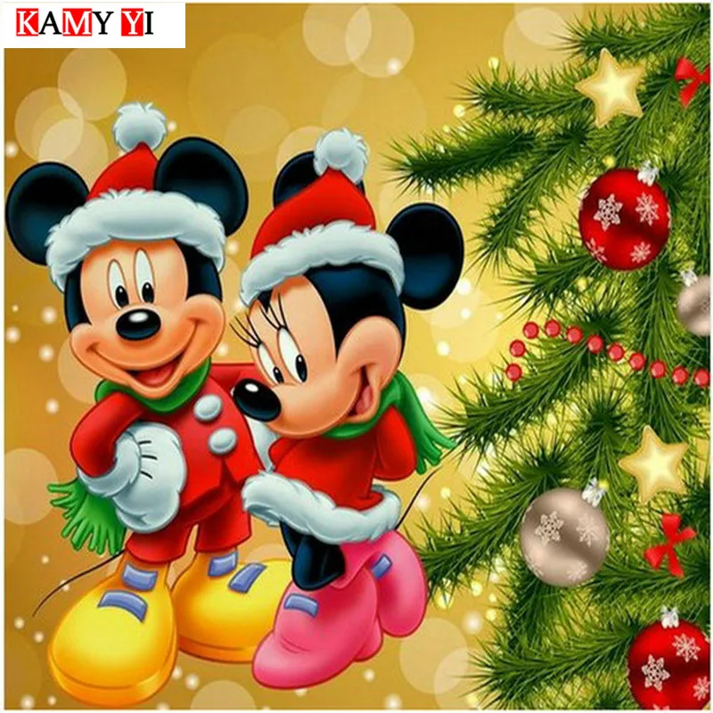 KAMY YI 5D DIY полностью квадратная/круглая Алмазная картина &quotмультфильм&quot Мозаика