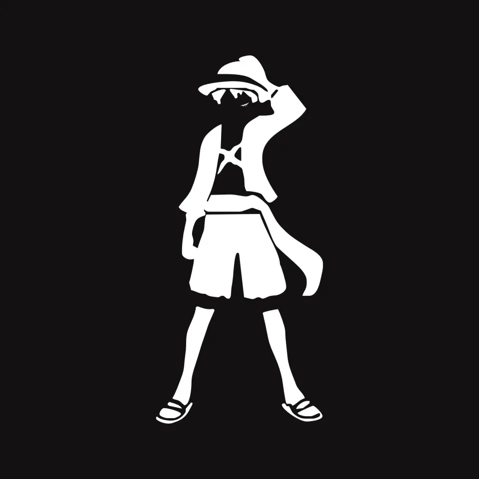 Cunymagos One Piece Luffy Anime Stickers Decor Vinyl Decals Car Styling Fashion Auto Motorcycle Car Decoration Sticker 7 (4)