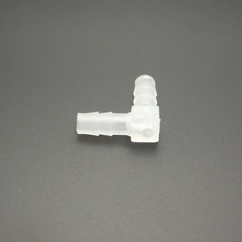 

10PCS 2.4mm Hose Barb Elbow Plastic Barbed Pipe Fitting Coupling Adapter Aquarium Garden Micro Irrigation Water Connector