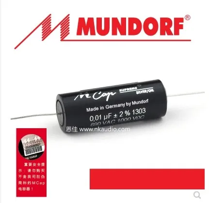 German original mundorf MCap Supreme Silver oil 0.01uf-10uf 690VAC 1000VDC free shipping