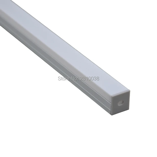 10 X 1M Sets/Lot U type Anodized Led leiste aluminium with plate