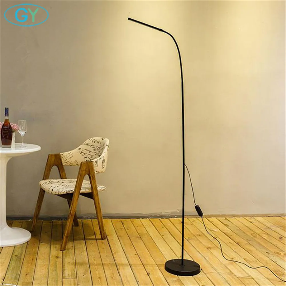 Nordic LED Floor Lamp 8W DC5V USB socket Modern Standing Light for Living Room Bedroom Office Reading Piano Lamp