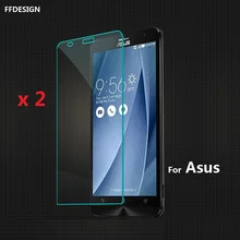 2x закаленное стекло для Asus Zenfone 4 3 Max ZC554KL ZC520KL Zenfone 2 Laser ZE551ML Zoom 5 Lite стеклянная защитная пленка из фольги