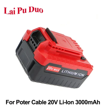 

20V 3000mAh Li-Ion Replacement Power Tool Battery For PORTER CABLE PCC685L