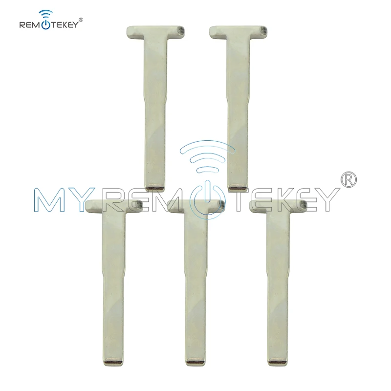 

Remtekey 5pcs Smart emergency key blade KR55WK48801 for Ford Fiesta 2011 2012 2013 2014 small insert blank uncut blade