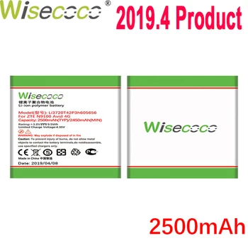 

Wisecoco 2500mAh Li3720T42p3h605656 Battery For ZTE N9100 Avid 4G N9120 Concord 2 Z730 Phone Latest Production+Tracking Number