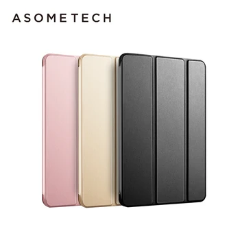 

PU leather Soft silicone protective case for xiaomi mipad 4 Tri-fold Magnetic For mipad 4 8 inch Smart Cover Auto wake up Sleep