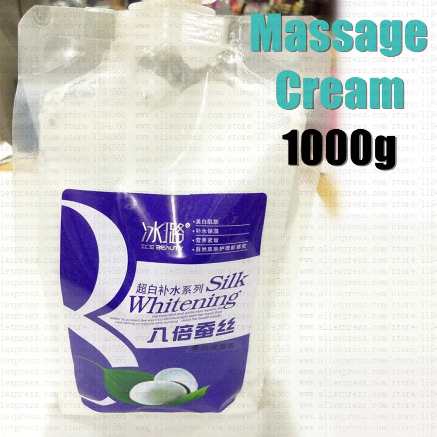 

900g Silk Protein Deep Massage Cream Nourishing Whitening Moisturizing Detox Cream Face Body Care Spa Equipment