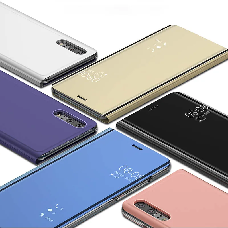 360 Полное покрытие умный прозрачный зеркальный чехол для Samsung Galaxy S6 S7 edge Plus