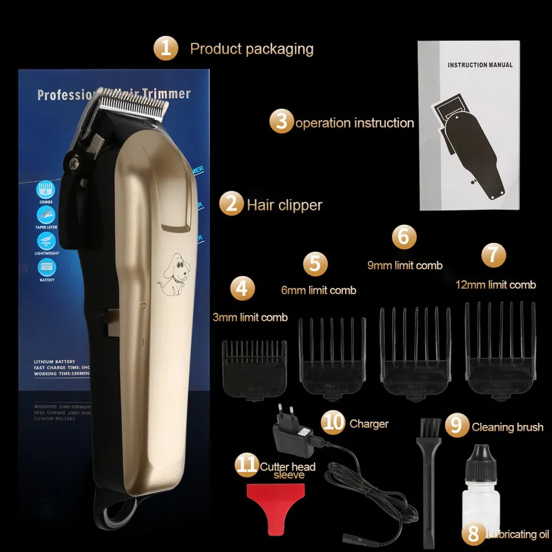 Машинки для стрижки домашних животных ножницы меха набор профессиональные