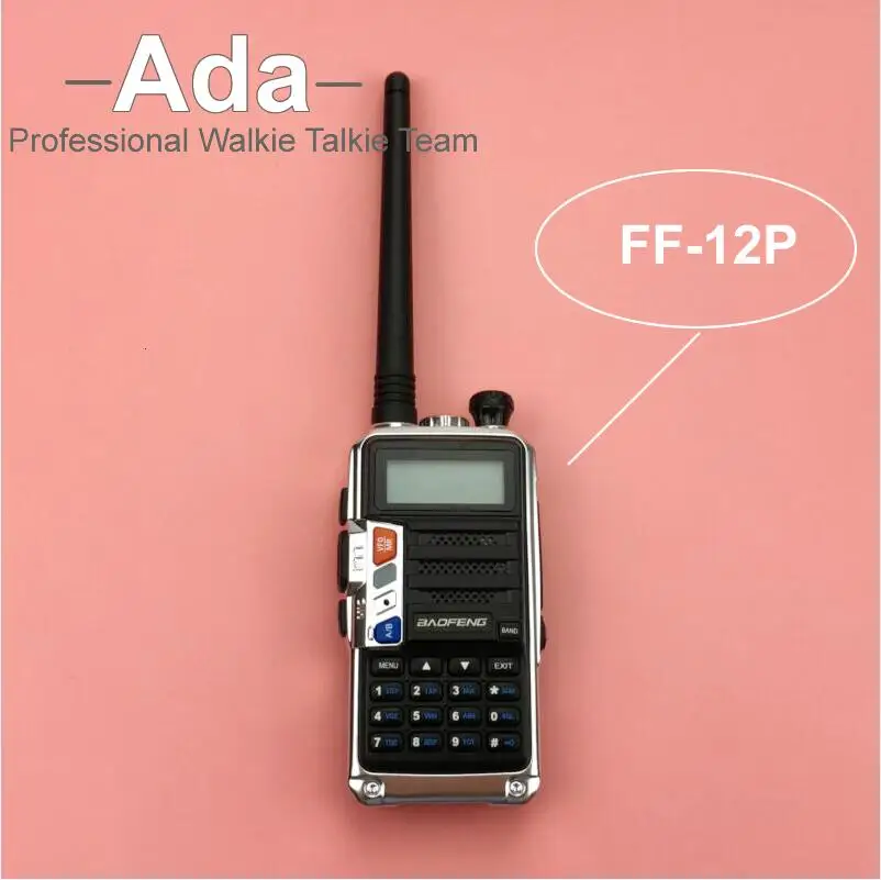 

BaoFeng FF-12P UV-5R Upgraded Version 5W Long-Range Wireless Portable Walkie Talkie Professional FM Dual Band VHF/UHF CB Radio