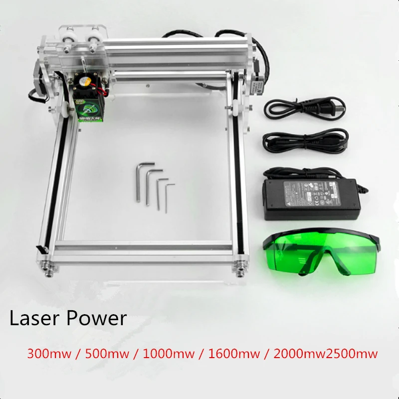 

DIY laser engraving machine cutting plotter powerful version 500mw small micro mini engraving machine carved chapter