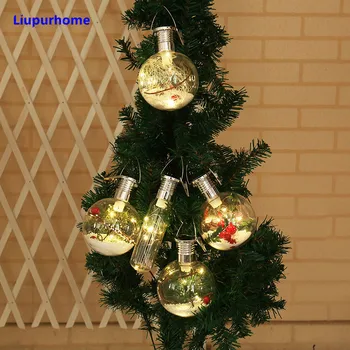 

Solar Energy Bulbs Ball Copper Wire Bulb Lamp Christmas Tree Decoration Home Bedroom Night Light LED Hanging XP
