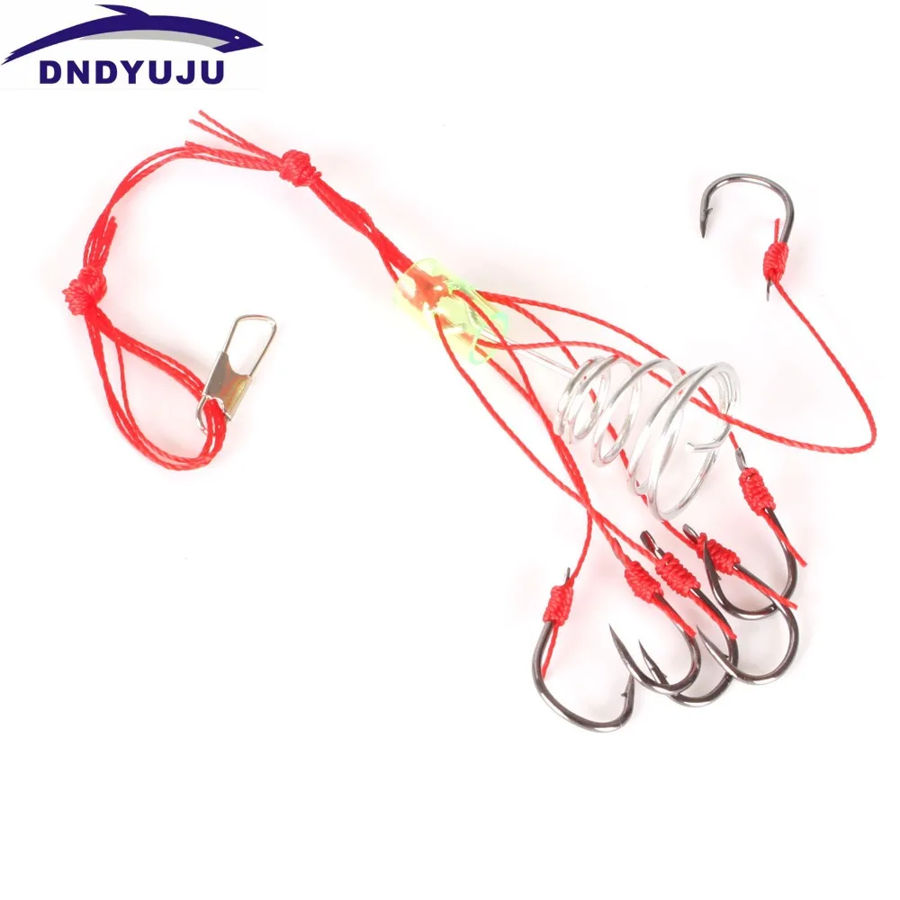

DNDYUJU 4Pcs Explosion Fishook Fishing Hooks Pack Fishing Tackle Fish Hooks Super Deal High Carbon Steel Sharp Fishhooks
