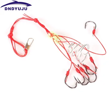 

DNDYUJU 4Pcs Explosion Fishook Fishing Hooks Pack Fishing Tackle Fish Hooks Super Deal High Carbon Steel Sharp Fishhooks
