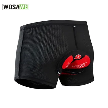 

WOSAWE Men Breathable Cycling Shorts Thicken Silicone Pad Shorts Summer Riding Athletic Short