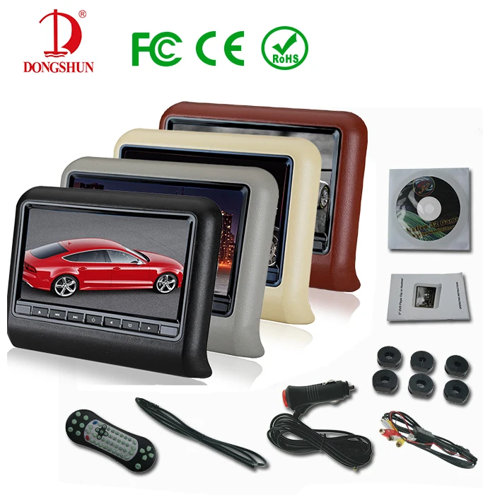 9 inch Digital Panel Active Detachable Car Rerseat / Backseat Headrest