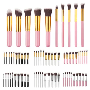 

10Pcs Mini Cosmetic Makeup Tool Brushes Set Powder Eyeshadow Blush Brush Cosmetics Kit 669