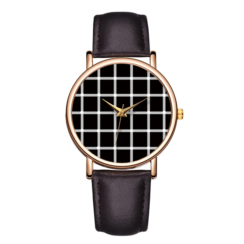 B 9165 BAOSAILI Small Square Black Watch Face Wrist Watches Unisex