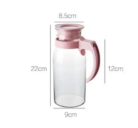 1100ml Бытовая холодный большой емкости стеклянная бутылка для воды бутылка для напитков кувшин для сока бутылка для чая WF3211526ZP