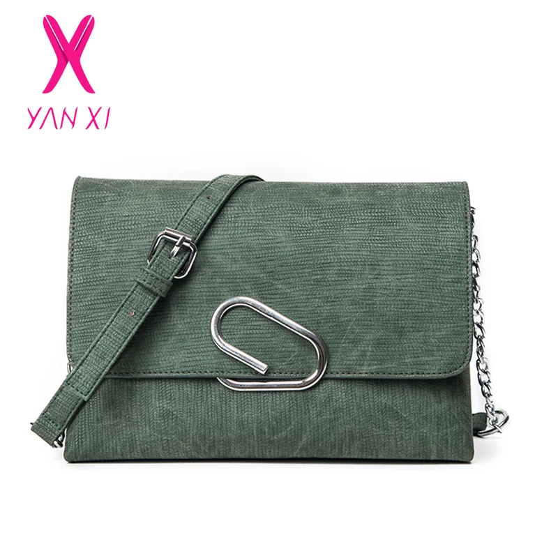 YANXI Luxury Women s bag Shoulder Fashion High Quality Ladies Crossbody Flap Bag Designer Women Messenger