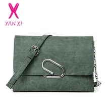 YANXI Luxury Women s bag Shoulder Fashion High Quality Ladies Crossbody Flap Bag Designer Women Messenger