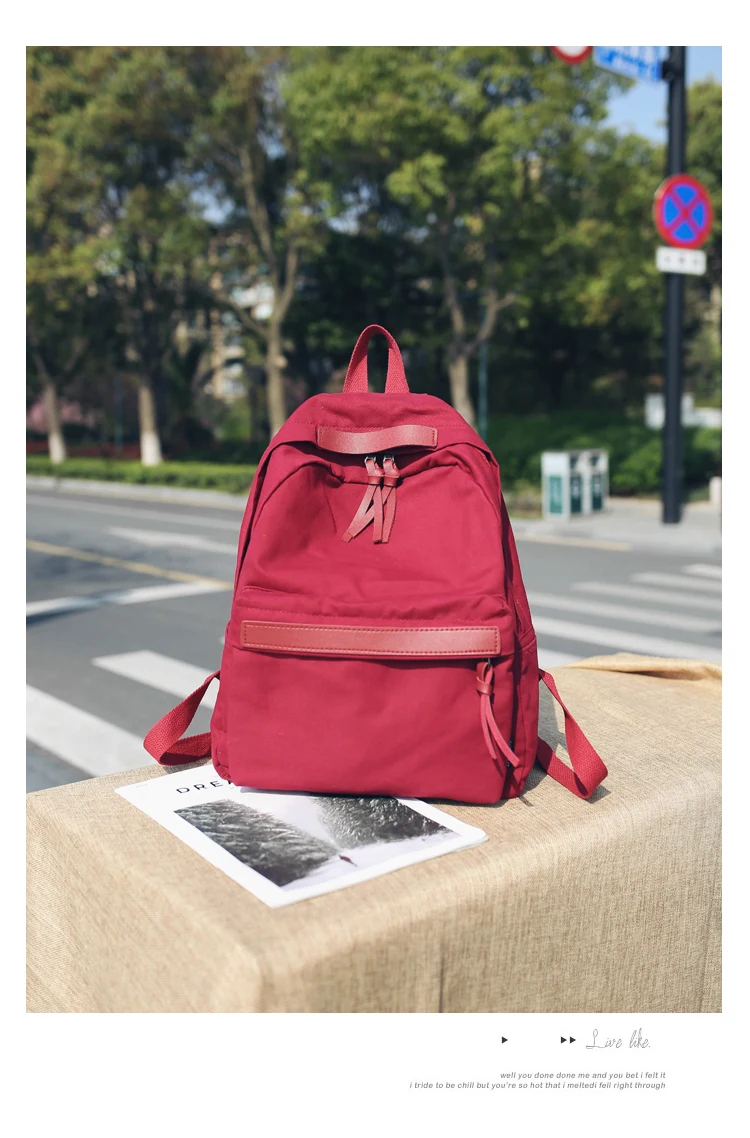 Menghuo High Quality Women Canvas Backpack Teenage Girls Leisure Backpack Bag Vintage Stylish Female School Bag Bookbag Mochilas (13)