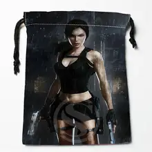 t r84 New lara croft tomb raider Custom Printed receive Bag Compression Type drawstring bags size