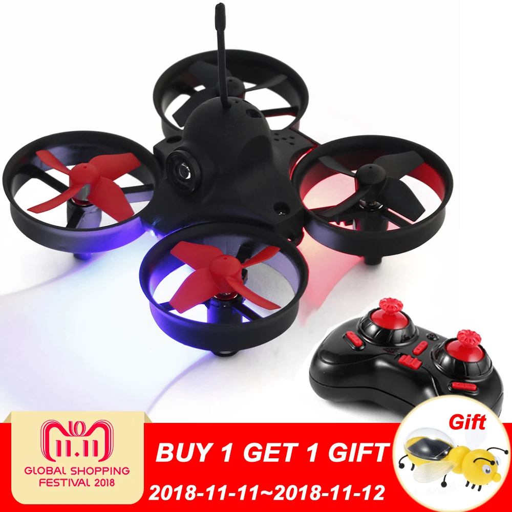 

Drones With Camera HD Mini Rc Helicopter PoKe FPV 5.8G 25mW Camera Headless Mode Indoor Racing RTF Quadcopter
