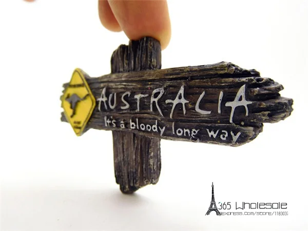 Australia Road Sign Tourist Souvenir Fridge Magnet - 2