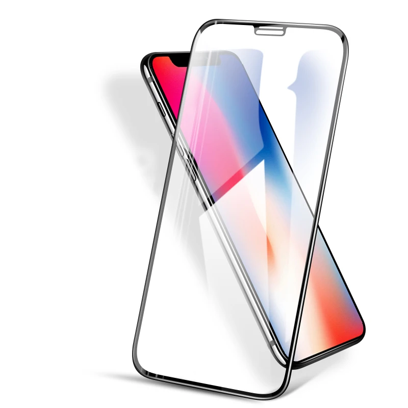 HICUTE Защитное стекло для iPhone x защита экрана iPhone x xr xs max закаленное стекло на iPhone x xs max xr защита экрана