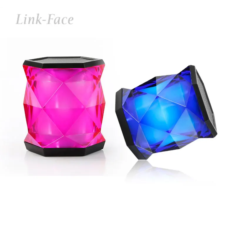 

LinkFace Colorful Changing Speaker LED Mini Portable Wireless Bluetooth Speaker Outdoor USB Music Bluetooth Calling TWS Speakers