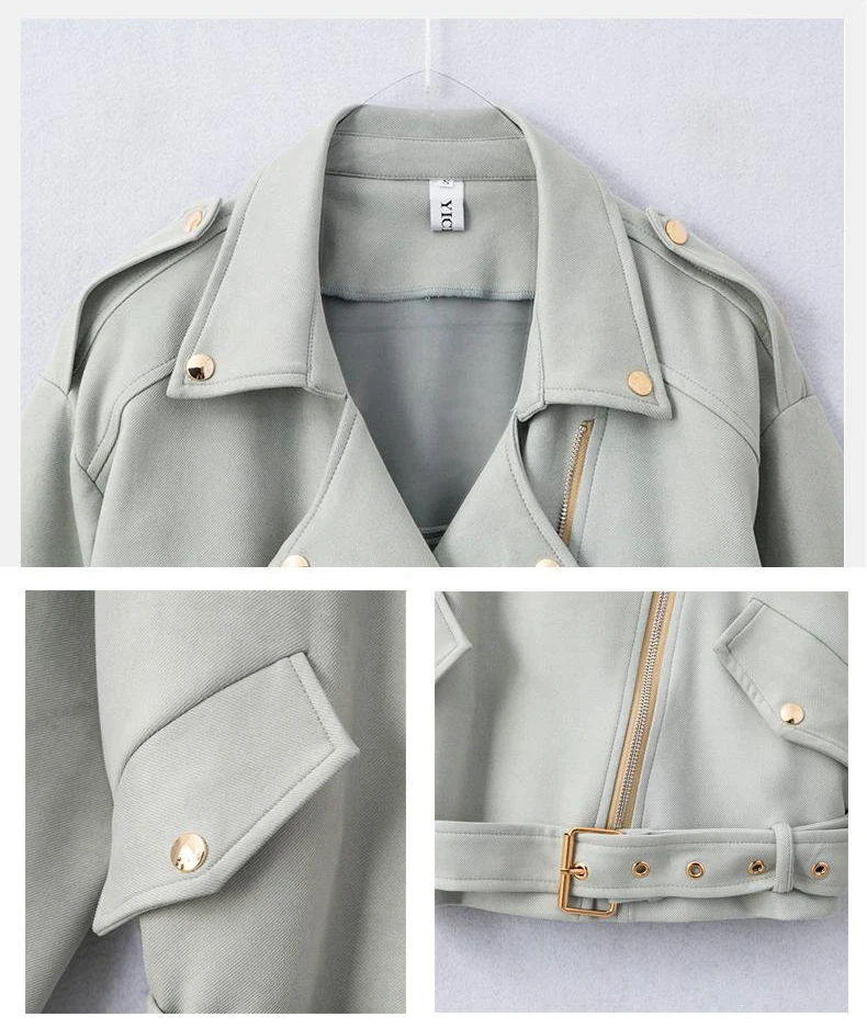 LANMREM, новая весенняя женская одежда, свободное замшевое пальто с отворотом, короткое пальто с поясом, модная повседневная короткая куртка QF182