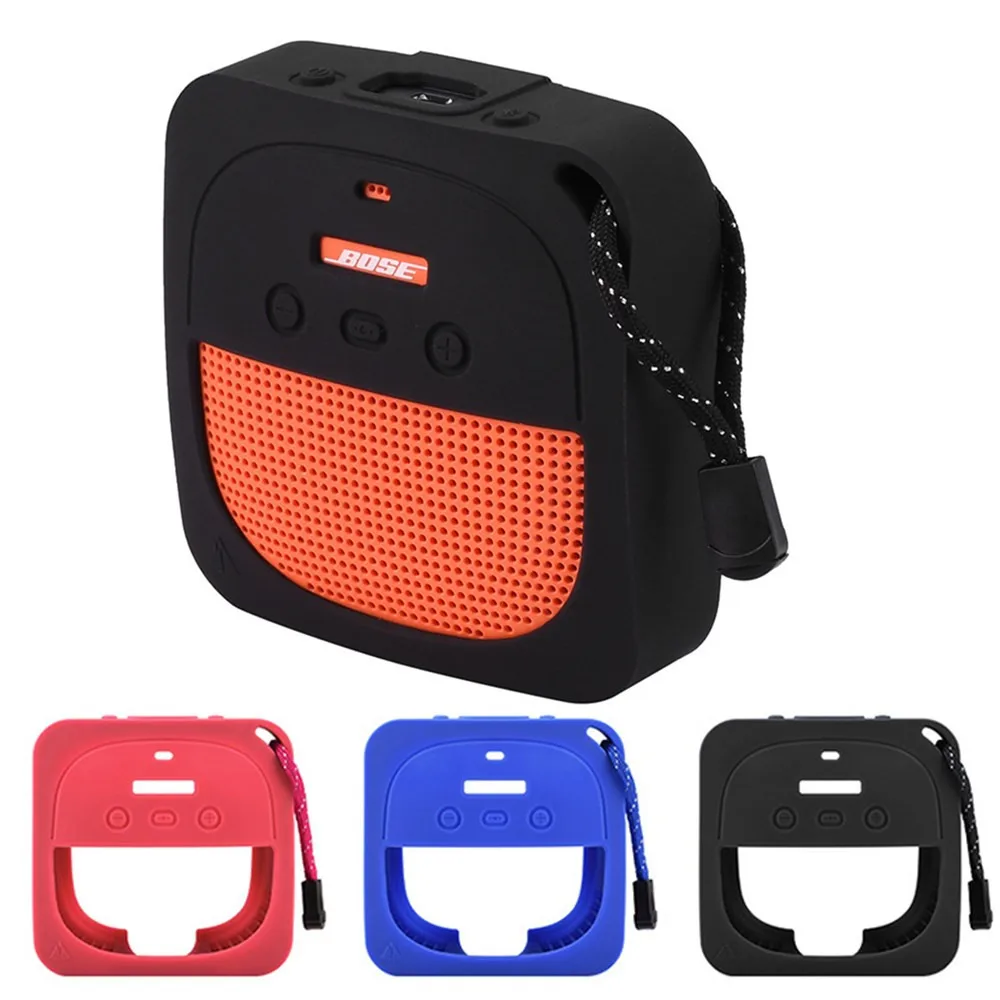 

Newest Portable Protective Bluetooth Speaker Cover Case for Bose SoundLink Micro Shockproof Soft Silicone Gel Cover Container