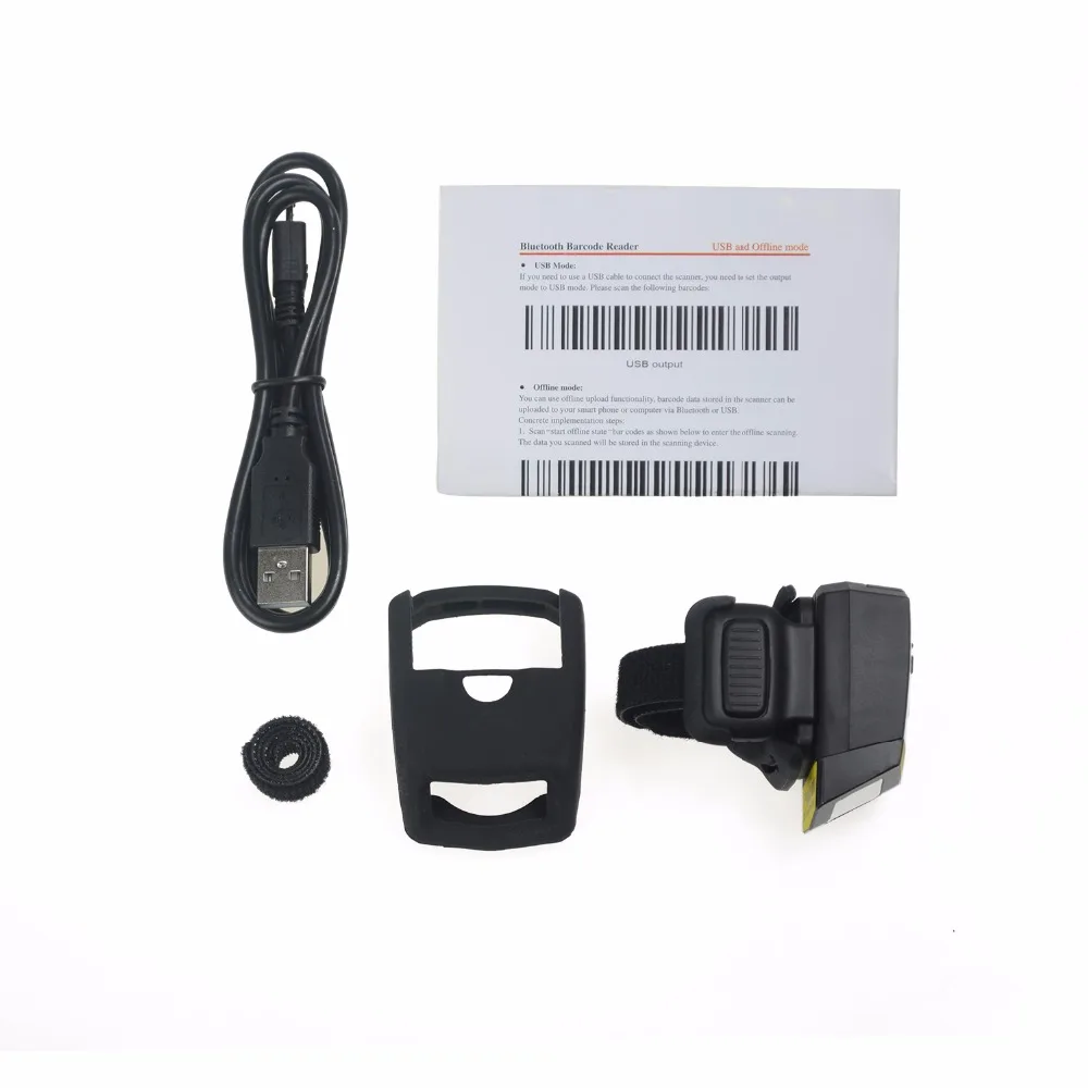 Переносной лазерный сканер штрих кодов FS01 1D 32 бит USB литий ионный аккумулятор для