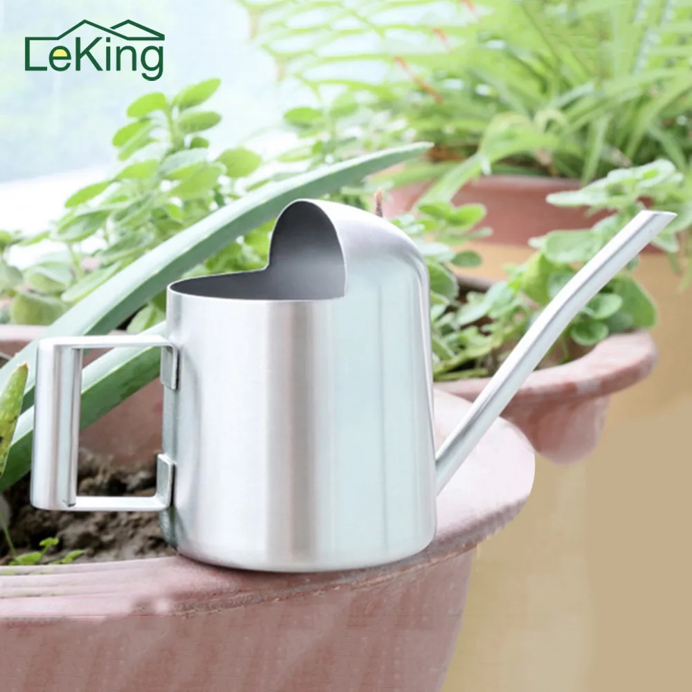 Stainless Steel Sprinkler Pot Thick Shower Flower Pots Green Plants