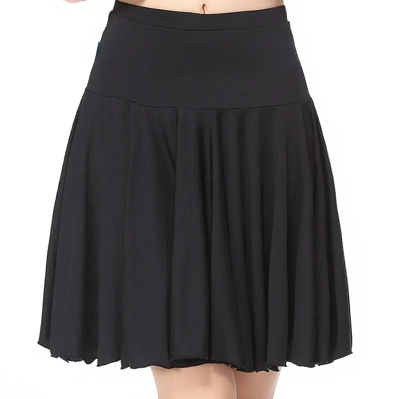 Сексуальная Женская юбка для латинских танцев, черное/фиолетовое платье для сальсы, танго, румбы, самбы, Пасо, бальных танцев, юбки для латинских танцев, 2 параграфа