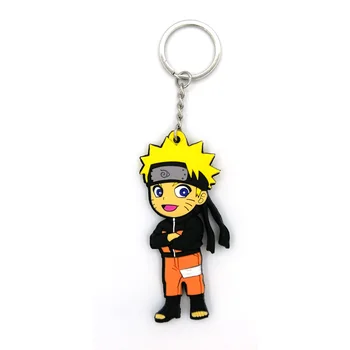 

10pcs Regooly RE117 Hokage Ninjia Whirlpool Naruto keychain keyring gifts key holder decorations pendant pvc funny cosplay kids