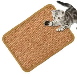Когтеточка для котов войлочный коврик-Когтеточка прочный Когтеточка для кошек Толстая сизальная Когтеточка для кошек защита мебели