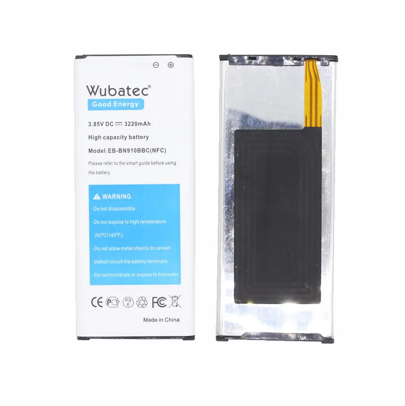 

Wubatec 3x NFC EB-BN910BBE Note4 3220mAh Battery for Samsung Galaxy Note 4 N910F N910H N910S N910U N910L N910A N910P N910C N910K