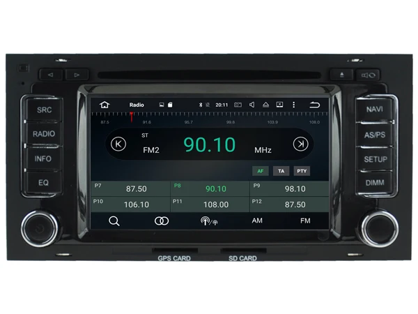Android 8.0 Car Audio DVD плеер для VW Touareg (2002-2010) GPS мультимедийного головного устройства приемник BT WI-FI