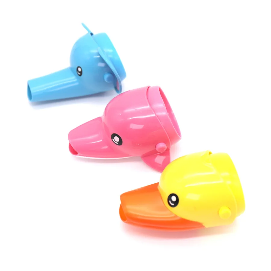 1pc Baby Tubs Water-tap Extend Cute Animals Elephant Dolphin Faucet Extender Kids Convenient Hand Washing Bathroom Sink Gift