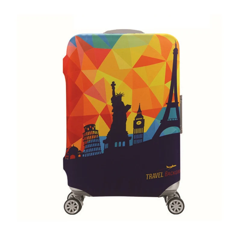 Дорожный эластичный Чехол для багажа, модный защитный чехол, чехол на колесиках, Чехол для багажа, пылезащитный чехол для 18-32 дюймов - Цвет: 3