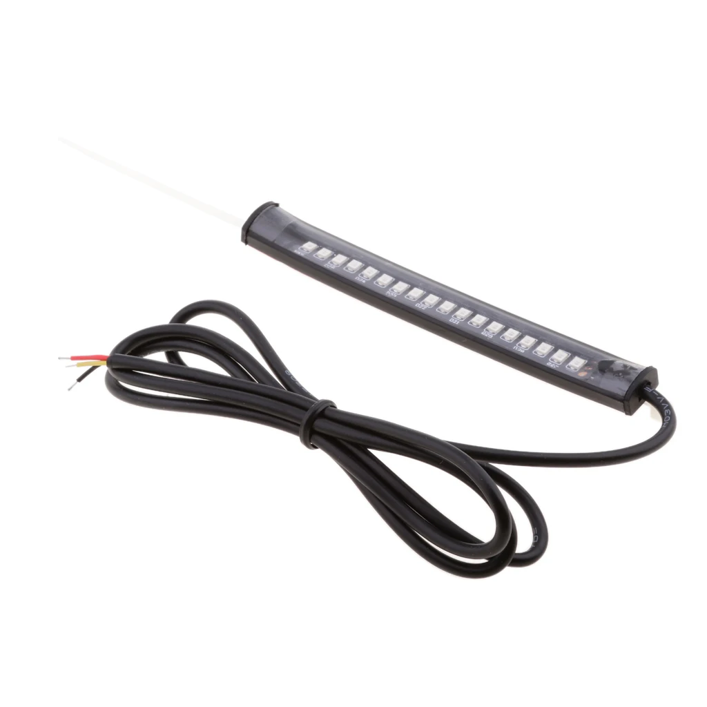 Motorcycle LED 39-41mm Fork Turn Signal Strip Kit Amber Lights LED Motorcycle Fork Turn Signal Kit