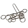 New Magic Metal Ring Puzzle Solution Metal Alloy Brain Games Patience Of Practice Multi-Shaped Intelligence Games Puzzles 4